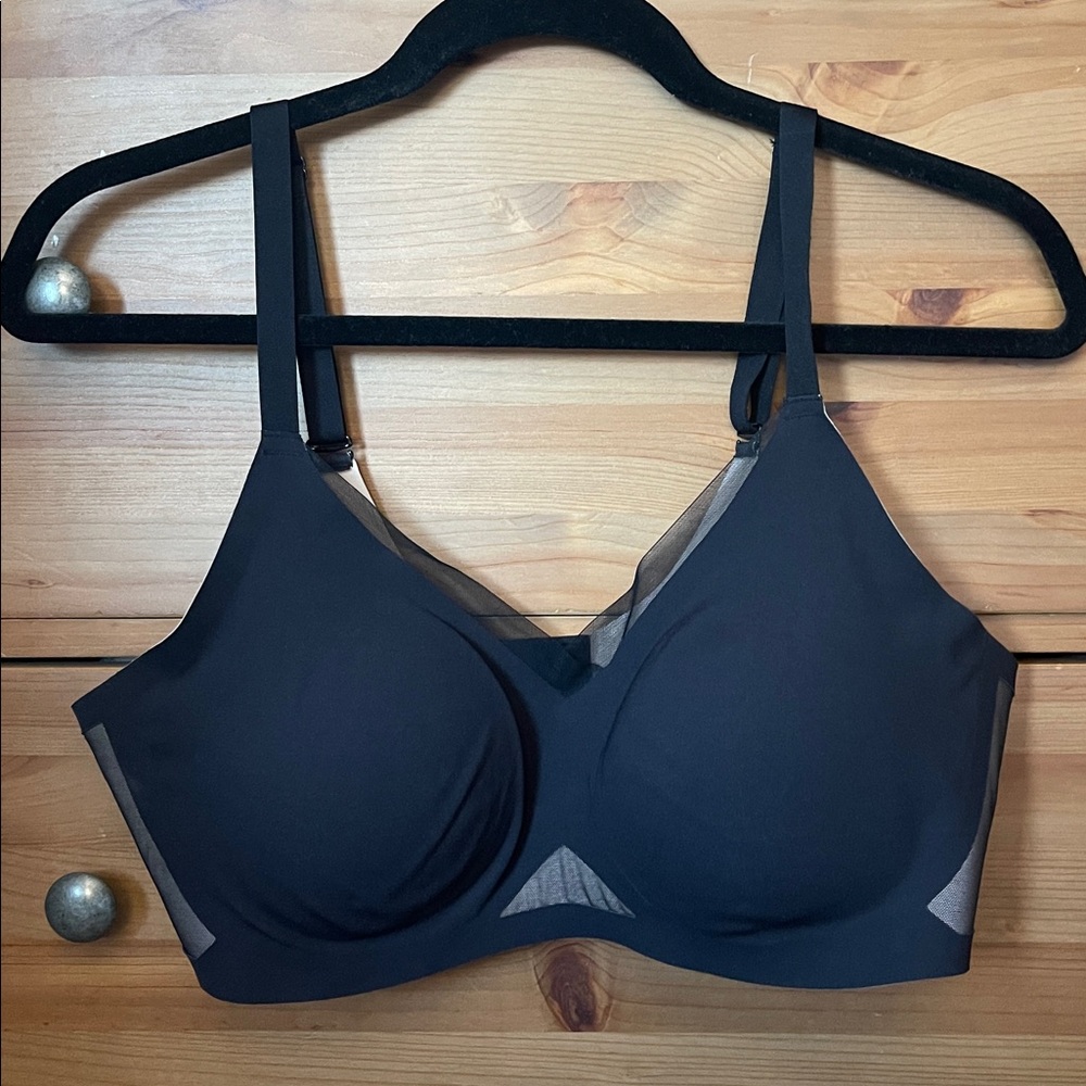 Honeylove black and tan Crossover Bra size XL